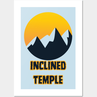 Inclined Temple Posters and Art